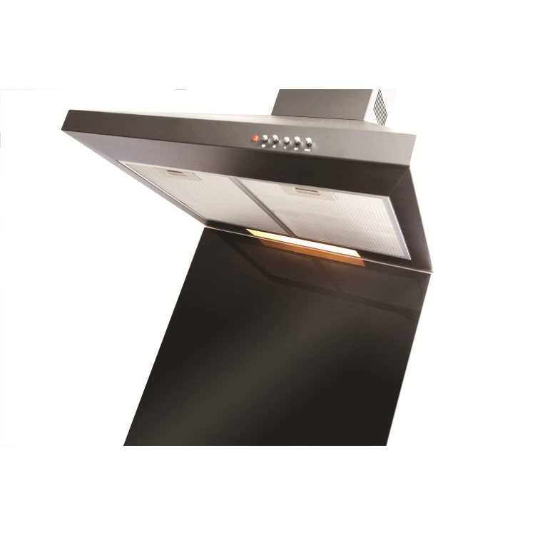 Refurbished CDA Square 600W x 750H Glass Splashback Black