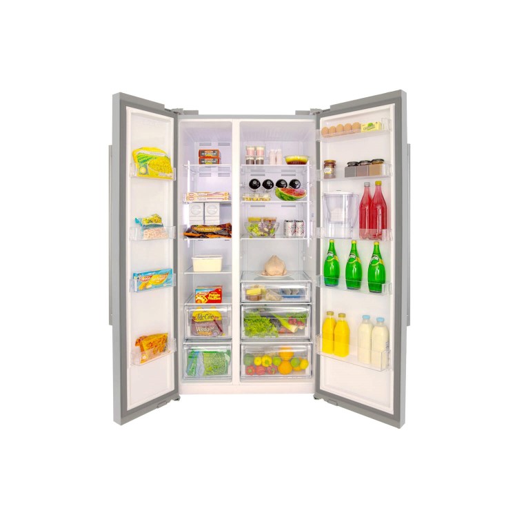 Beko ASL141S Silver No Frost American Fridge Freezer