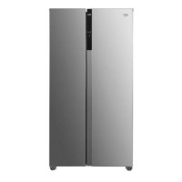 Beko 532 Litre Side by Side American Fridge Freezer - Brushed Steel Beko 532 Litre Side by Side American Fridge Freezer - Brushed Steel