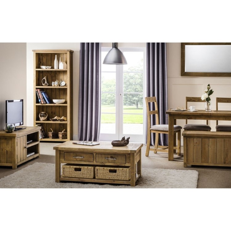 Solid Wood Storage Bench & Blanket Box - Julian Bowen Aspen Range