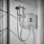GRADE A1 - Triton Aspirante 9.5kw Electric Shower - Brushed Steel