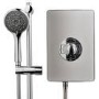 GRADE A1 - Triton Aspirante 9.5kw Electric Shower - Brushed Steel