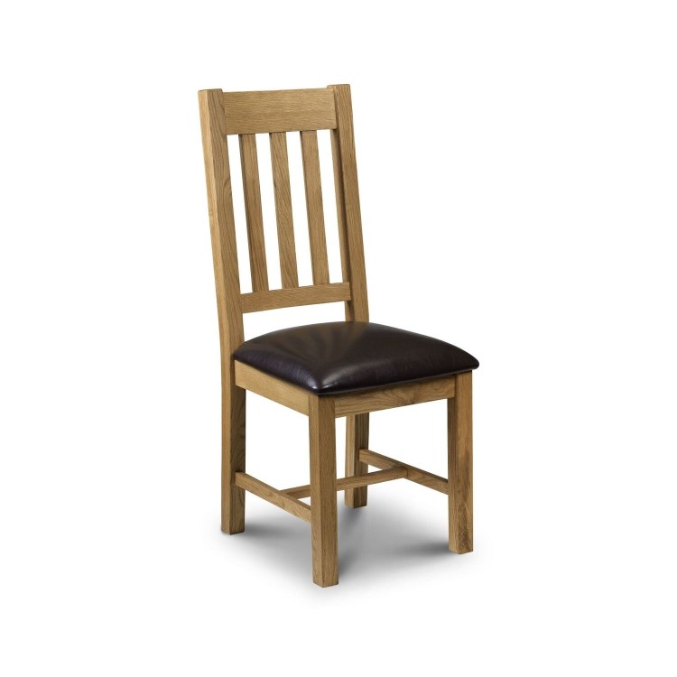 Julian Bowen Astoria Extendable Dining Table Set with 6 Astoria Chairs