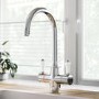 Chrome 3 in 1 Instant Boiling Hot Traditional Kitchen Mixer Tap with 2.4L Boiler - Pronto Astrid