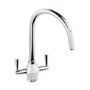 Abode Astral Monobloc Dual Lever Kitchen Sink Mixer Tap - Chrome