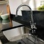 Abode Astral Monobloc Dual Lever Kitchen Sink Mixer Tap - Chrome