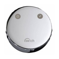 GRADE A1 - Abode AT2050 Swich Water Filter Diverter - Round Handle in Chrome with Soft Water Filter