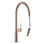 Abode Tubist Pull Out Kitchen Tap - Polished Copper