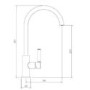 Abode Globe Single Lever Kitchen Mixer Tap - Brushed Brass