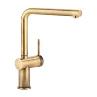 Abode Fraction Single Lever Tap - Antique Brass