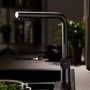 Abode Fraction Kitchen Sink Mixer Tap - Matt Black