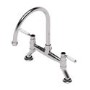 Abode Oxbury Bridge Mixer Tap - Chrome