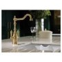 Mayenne Dual Lever Kitchen Mixer Tap - Antique Brass