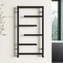 Black Designer Towel Radiator 915 x 500mm - Atka