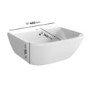 GRADE A1 - Cloakroom Wall Hung Basin 450mm - Atlanta