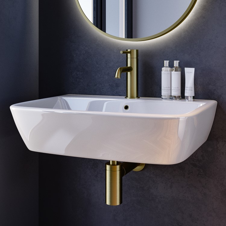 GRADE A1 - Wall Hung Basin 600mm - Atlanta