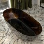 Amber Freestanding Double Ended Transparent Resin Bath 1700 x 750mm - Aurea
