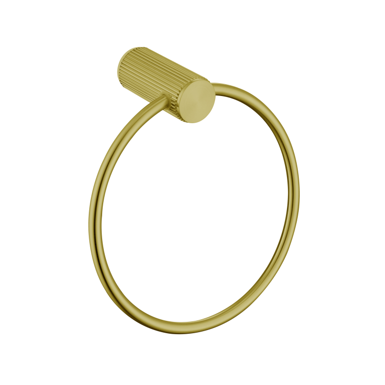 GRADE A1 - Brass Knurled Towel Ring - Arissa
