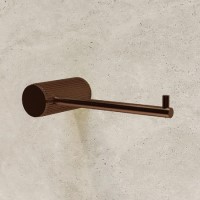 GRADE A1 - Bronze Knurled Toilet Roll Holder - Arissa