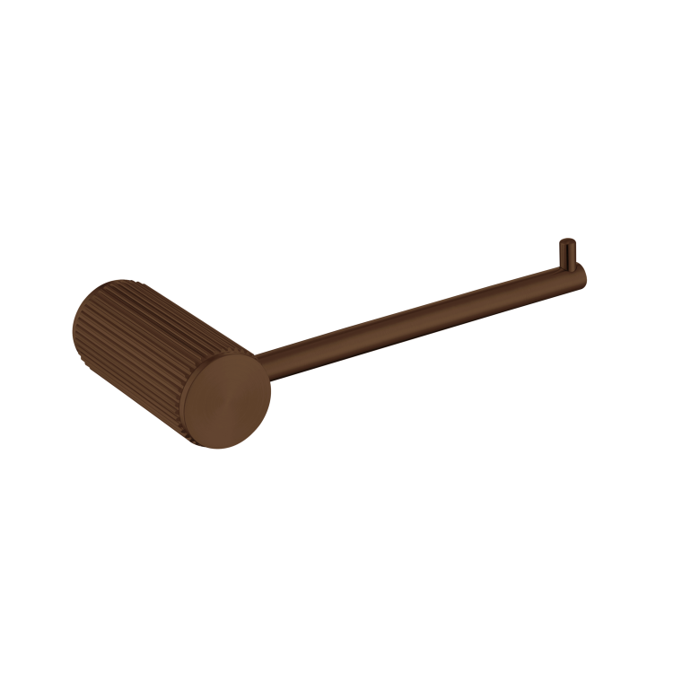 GRADE A1 - Bronze Knurled Toilet Roll Holder - Arissa