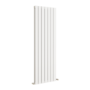 GRADE A1 - Eco Eleganza White Vertical Flat Designer Aluminium Radiator 1600x525mm Double Panel 4724 BTU