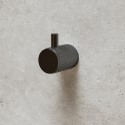 AVGMRH Gunmetal Knurled Towel Hook - Arissa