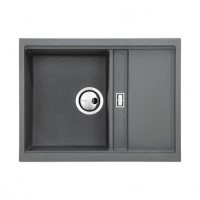 Abode Synchronist Compact 1.25 Sink Bowl & Drainer - Metallic Grey