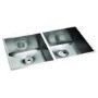 Abode Matrix R0 2 Bowl Undermount Kitchen Sink - Stainless Steel