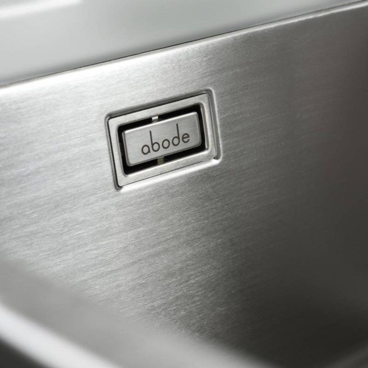 Abode Matrix R15 1.0 Bowl Undermount Kitchen Sink - Stainless Steel