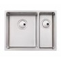 Abode Matrix R15 1.5 Bowl Kitchen Sink - Stainless Steel