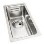 Abode System Sync Half Bowl Sink - Stainless Steel