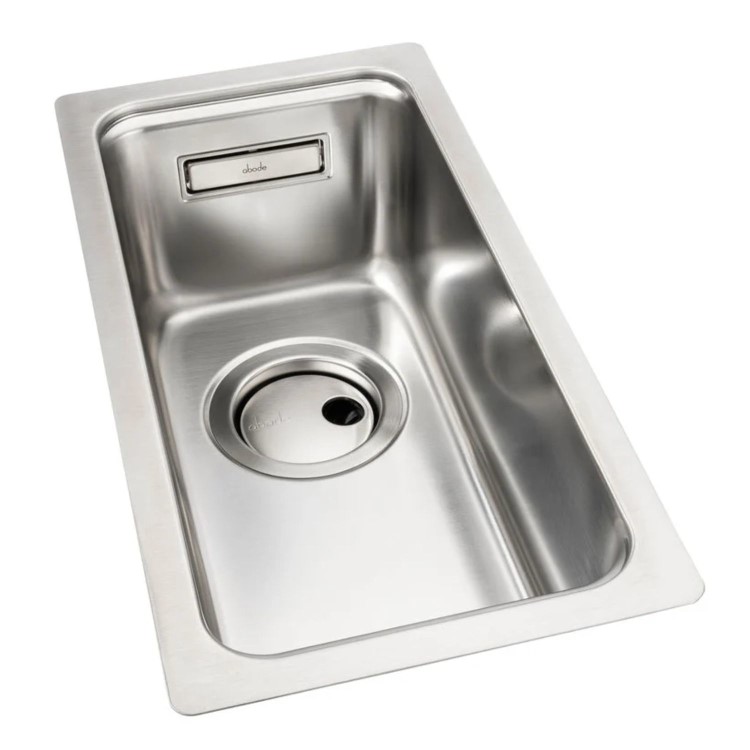 Abode System Sync Half Bowl Sink - Stainless Steel