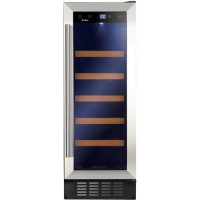 Amica AWC301SS 30cm Feestanding Wine Cooler - Stainless Steel