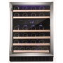 Refurbished Amica AWC600SS Freestanding 46 Bottle Dual Zone Under Counter Wine Cooler Stainless Steel