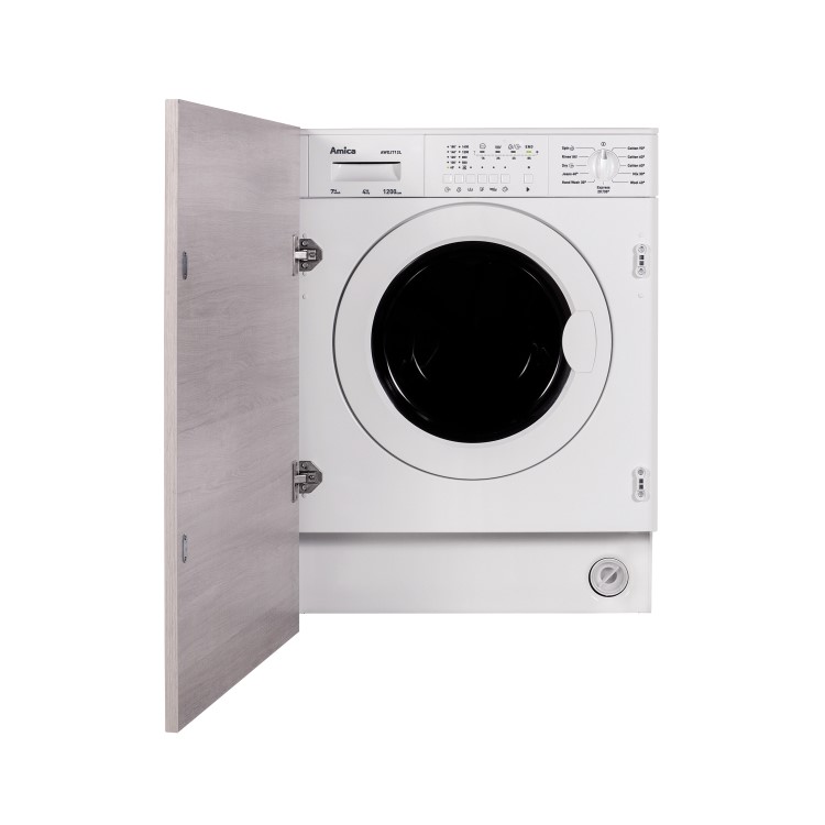 Amica AWDJ712L Integrated Washer Dryer 7kg Wash 4kg Dry 1200 rpm
