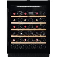 AEG 5000 Series 52 Bottle Capacity Single Zone Built-in Wine Cooler - Black