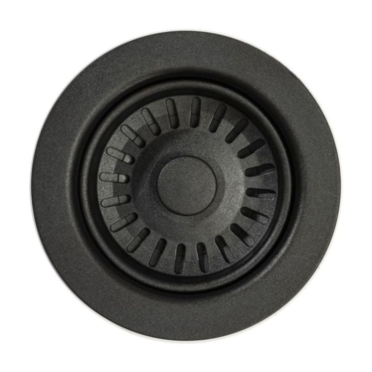 Abode Manual Basket Strainer Waste - Black