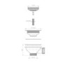 Abode Manual Basket Strainer Waste - Black