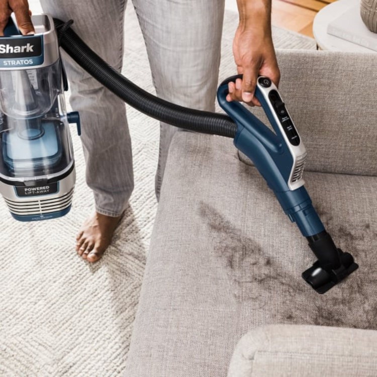 Refurbished Shark AZ3000UKT Stratos XL Upright Vacuum Cleaner Navy Blue