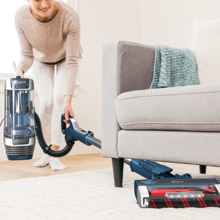 Refurbished Shark AZ3000UKT Stratos XL Upright Vacuum Cleaner Navy Blue