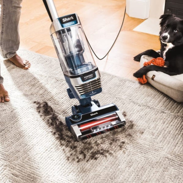 Refurbished Shark AZ3000UKT Stratos XL Upright Vacuum Cleaner Navy Blue