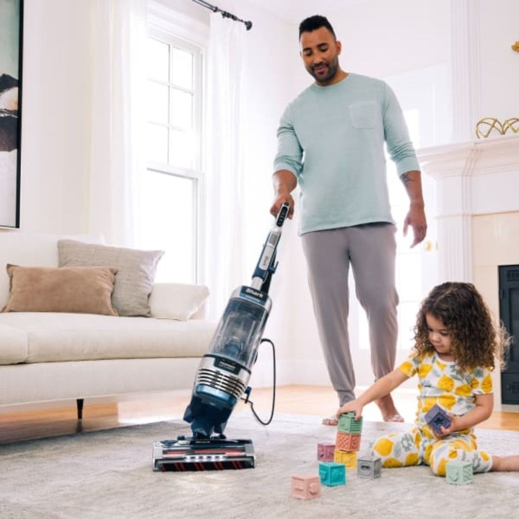 Refurbished Shark AZ3000UKT Stratos XL Upright Vacuum Cleaner Navy Blue