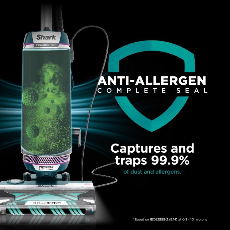 Refurbished Shark PowerDetect Powered Lift-Away Upright Pet Vacuum Cleaner - Dark Teal