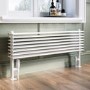 White Horizontal Floor Standing Radiator 500 x 1000mm - Azuma