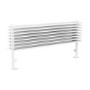 White Horizontal Floor Standing Radiator 500 x 1000mm - Azuma