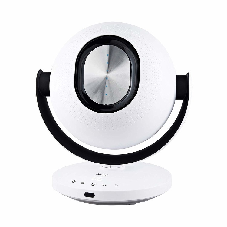 GRADE A1 - AirPod 10 inch Bladeless Fan with 6 Speeds and Oscillation Function - White