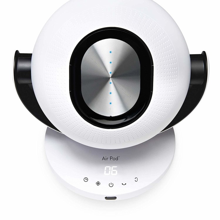 GRADE A1 - AirPod 10 inch Bladeless Fan with 6 Speeds and Oscillation Function - White