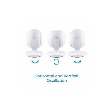 GRADE A1 - AirPod 10 inch Bladeless Fan with 6 Speeds and Oscillation Function - White