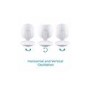 GRADE A1 - AirPod 10 inch Bladeless Fan with 6 Speeds and Oscillation Function - White