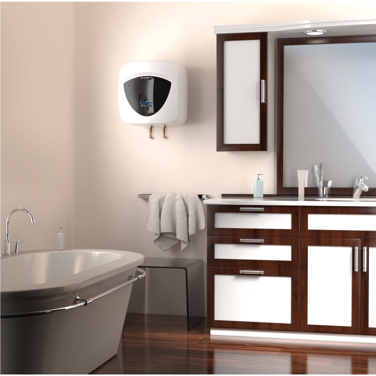 Ariston Andris Lux ECO 30L Over-sink Unvented 3 kW A Rated Electric Water Heater with Free Accessories Kit A B and C